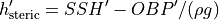 h_{\rm steric}^{\prime} = SSH^{\prime} - {OBP^{\prime}}/({\rho}g)