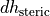 dh_{\rm steric}