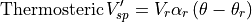 {\rm Thermosteric}\,V_{sp}^{\prime} = {V_r}{\alpha_r}\left(\theta - \theta_{r}\right)
