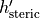 h_{\rm steric}^{\prime}